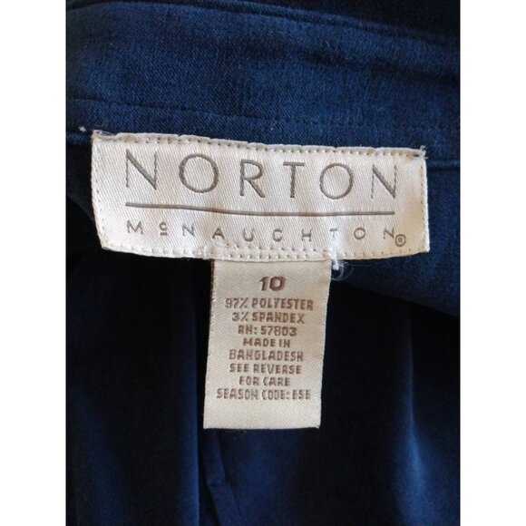 Vintage 90s Blue Polyester/Spandex Shirt size‎ 10 - Picture 8 of 10